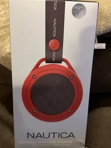 Nautica Bluetooth Wireless Rot Tragbarer Lautsprecher LED Licht Neu - Bild 1 von 2