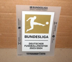 Fußball Bundesliga Badge Meister 23/24 DFL Sleeve 70x98 mm Neu,OVP,Lizenzware - Bild 1 von 1