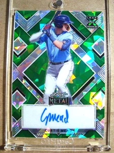 2022 Curtis Mead Leaf Metal Rookie Green Crystals Autograph XRC 1/3 MINT 🔥🔥🔥 - Picture 1 of 2