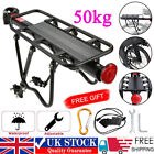 Bike Rear Carrier Rack Mountain Road Bicycle Pannier Luggage Cargo Holder Alumin