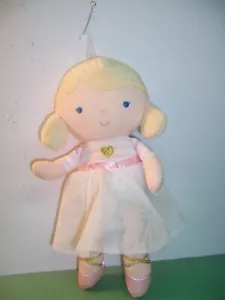 Peluche pupazzo preferito per bambini ballerina rosa bionda/oro cuore 11” 2019 - EX HTF - Foto 1 di 5