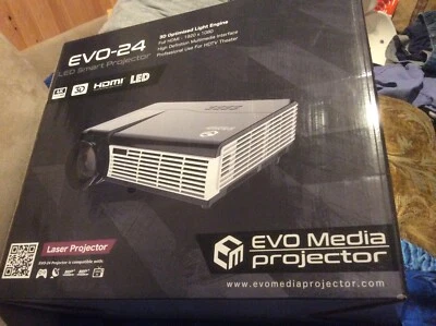 EVO-24 Media Projector LED 4K 3D HDMI  - Image 1 of 3