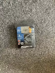 Black And Decker Piranha 6mm X 35mm Screws And Plugs - Picture 1 of 4