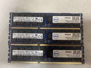 SK HYNIX 24GB(3X8GB) PC3L-10600R MEMORY HMT31GR7EFR4A-H9 - Picture 1 of 3