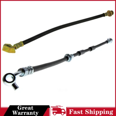 Manguera hidráulica de freno para Nissan 720 1985 1986 2x piezas central delantera izquierda derecha Foto 1 de 4