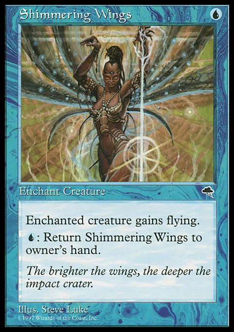 Magic the Gathering MTG Shimmering Wings (87) Tempest   LP - Image 1 of 1