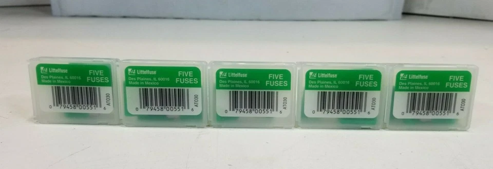 Lot of 25 Fuse-Blade Type Littelfuse ATO30 Blade Fuses 32V 30A  - Image 1 of 4