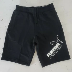 PUMA AUTÉNTICO LOGO GRANDE SHORTS HOMBRE REGULAR FIT TALLA S NEGRO CON BOLSILLOS - Imagen 1 de 9
