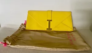 Brand new Isaac Mizrahi Yellow Clutch Purse - Picture 1 of 9