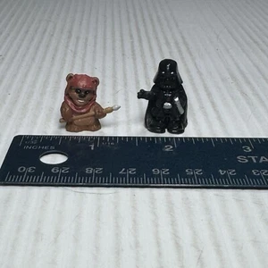 Star Wars Micro Force Earth Vader And Ewok Set Of 2 Mini Figures Miniatures - Picture 1 of 2