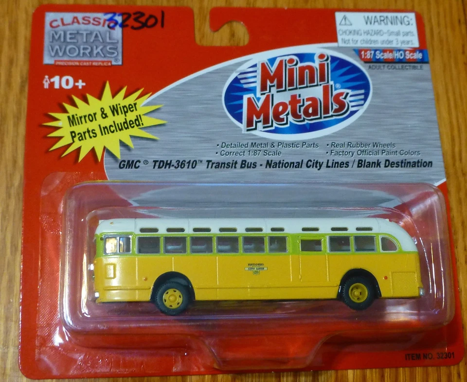 Classic Metal Works #32301 National City Lines / GMC TD 3610 Transit Bus - Image 1 of 1