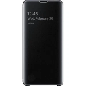 Funda Original Samsung Clear View (Galaxy S10) Negra - Imagen 1 de 1