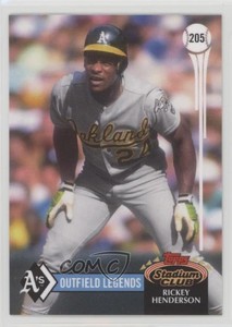 2020 Topps Throwback Thursday #TBT Online Exclusive /848 Rickey Henderson HOF