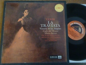 VERDI la traviata VICTORIA DE LOS ANGELES - SERAFIN / HMV ASD 359/61 S/c - Picture 1 of 1