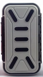 Waterproof 2-Sided Fishing Tackle Box/ Storage Box 7.1oz, Nice Compact Design - Picture 1 of 15