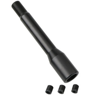 6.7In Car Gear Shift Rod Aluminum Manual Extender Extension Shifter Lever Black - Image 1 of 4