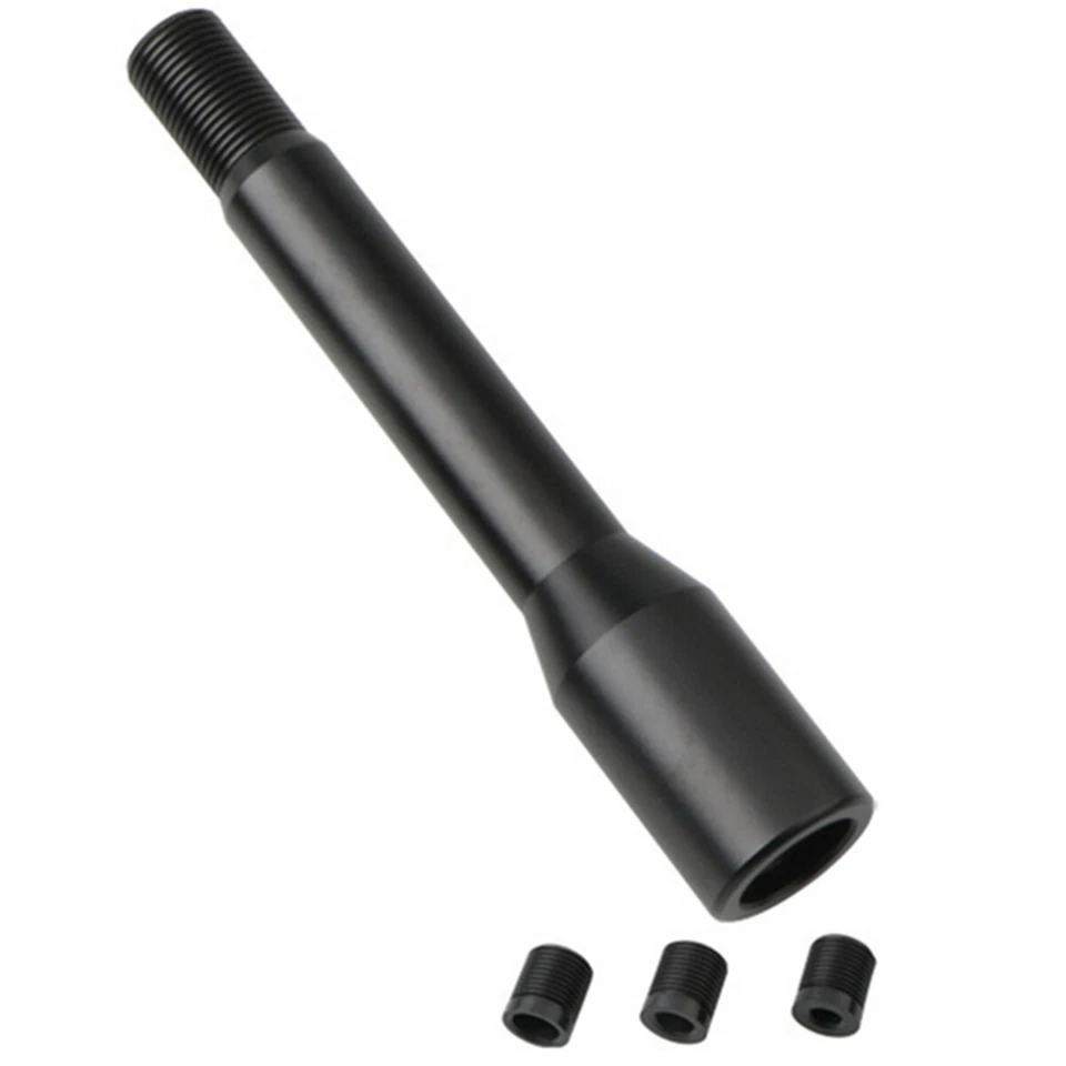 6.7In Car Gear Shift Rod Aluminum Manual Extender Extension Shifter Lever Black - Image 1 of 4