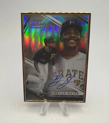 2021 Topps Gold Label Framed Ke'Bryan Hayes #FA-KH Rookie Auto RC - Image 1 of 2