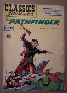 Clásicos Ilustrados Nº 22: The Pathfinder de James Fenmore Cooper (junio de 1945) - Imagen 1 de 2