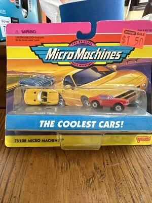 1995 Micro Machines Coolest Cars Dodge Viper & ‘64 Mustang / Prowler & ‘57 Chevy - Image 1 of 4