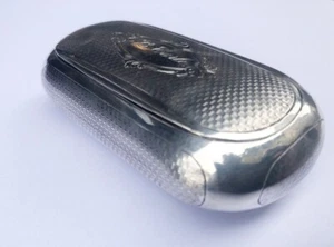 Beautiful Antique 19th Century Silver Snuff Box With Minerva Hallmark 61g - Picture 1 of 5