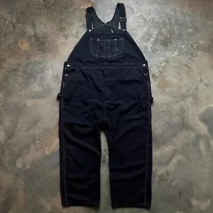 Navy Denim Toughskins Overalls - Picture 1 of 6