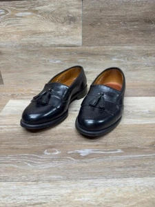 Allen Edmonds Bridgeton schwarz Leder Quaste Halbschuhe Herren Größe 10 - Bild 1 von 8