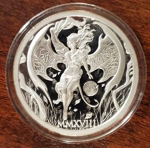 Temptation of the Succubus Proof 2018 2 oz plata .999 ronda Pheli Mint - Imagen 1 de 4