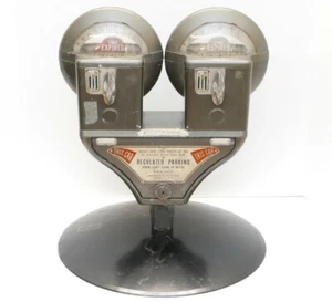 Duncan Duplex Model 60 or 76 Parking Meter Vintage Antique 5 10 25 Cents Rare - Picture 1 of 9