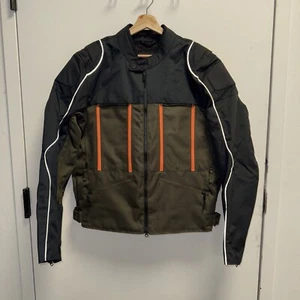 Harley Davidson Motorcycle Riding Jacket Men's L Ventilator Switchback Textile - Imagen 1 de 13
