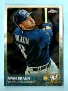 RYAN BRAUN 2015 TOPPS CHROME !!! CARD #200 BREWERS STAR - Picture 1 of 1