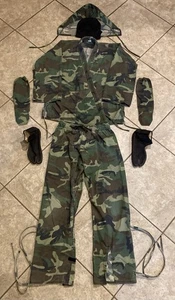 Vtg Camouflage Merc Shinobi Ninja Uniform Suit Soldier Of Fortune Magazine Order - Picture 1 of 24