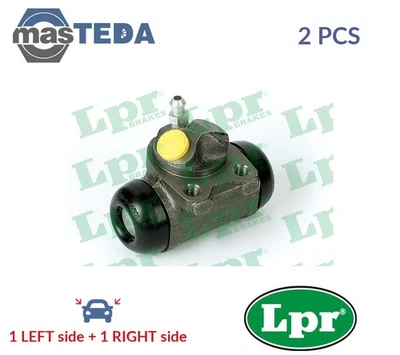 4535 DRUM WHEEL BRAKE CYLINDER PAIR REAR LPR 2PCS FOR RENAULT 11,SUPER 5,21,9 - Image 1 of 4