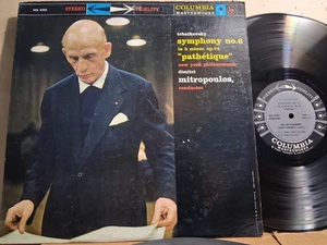COLUMBIA MS 6006 TCHAIKOVSKY SYMPHONY #6 PATHETIQUE MITROPOULOS 6-EYE 1958 NM - Picture 1 of 2
