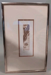 DAVID OLSON Holzdruck SPECHTE gerahmt mattiert Bleistift signiert & nummeriert 6,5×10" - Bild 1 von 6
