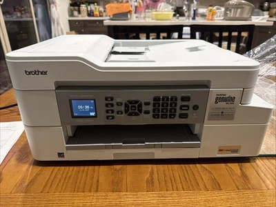 Brother - INKvestment Tank MFC-J805DW Wireless All-In-One Inkjet Printer - White - Image 1 of 4