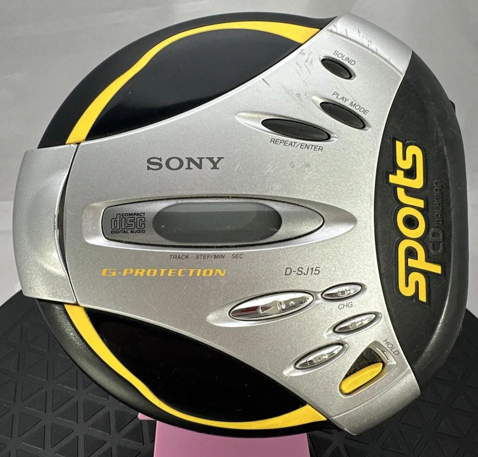 Reproductor de CD portátil Sony Sports D-SJ15 CD Walkman protección G probado ¡funciona!!! Foto 1 de 4