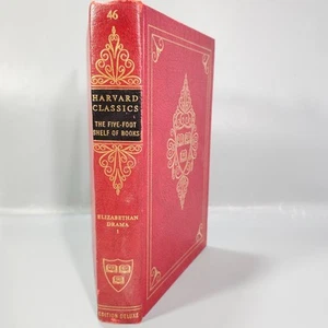 Harvard Classics 1959 Five-Foot Shelf Vol 46 Elizabethan Drama Part 1 HC Book - Bild 1 von 19