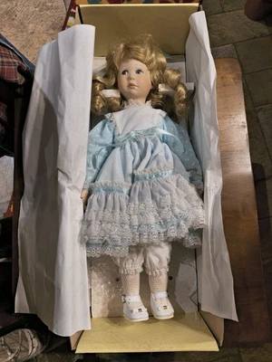 Rare NIB Seymour Mann Porcelain Doll Signature Series Collection 774/5000 COA  - Image 1 of 4