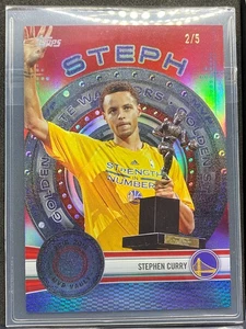 2025-26 Topps Flagship Stephen Curry Red Refractor 2/5 MVP STEPH #MVP6 SSP 🔥🔥 - Bild 1 von 2
