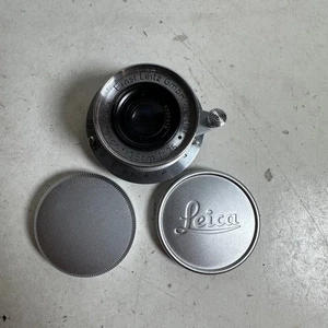 Vintage Leica Ernst Leitz Summaron 3.5cm f/3.5 Silver Screw Mount Camera Lens - Picture 1 of 11
