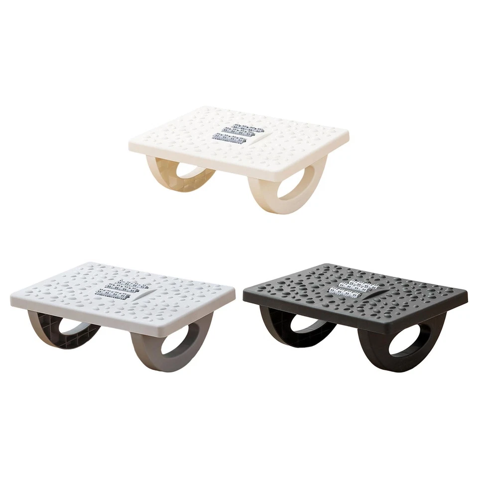 Foot Rest Under Desk, Desk Step Portable with Massage Texture and Roller Feet - Image 1 of 1
