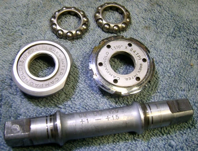 GC, Campagnolo Nuovo Record Bottom Bracket, 1.370 x 24tpi, English, L'Eroica - Image 1 of 4