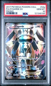 Pokemon Full Art Zygarde EX Foil 2017 Mega Powers Collection Promo #54a PSA 10 - Picture 1 of 2