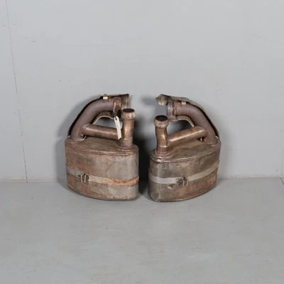 1995-1998 Porsche 911 993 Exhaust Muffler Right Left Pair With Bypass OEM Used Foto 1 de 4