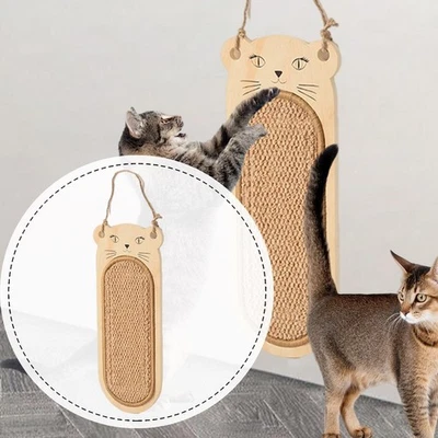 Wall Cat Scratcher Scratch Resistant for Indoor Cats Kittens Cat Scratching Post - Image 1 of 4