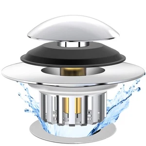 Bathtub Drain Stopper, Bath tub Drain Hair Catcher, Universal Bathtub Stopper... - Picture 1 of 9