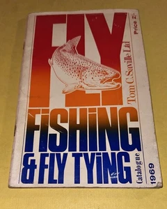 Fly Fishing & Fly Tying Catalogue 1968 Tom C. Saville Ltd Equipment Hooks Hobby - Foto 1 di 7