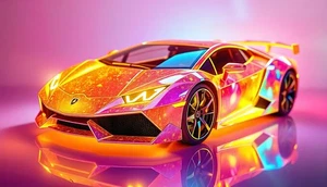 Lamborghini Super Car Poster A3 size 29.7x42cm Semi-Gloss poster only - Picture 1 of 1