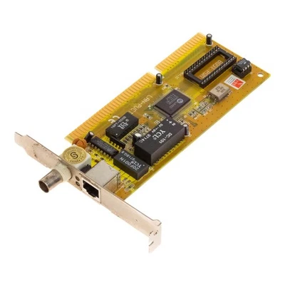 Scheda Di Rete YES NETWARE LAN-PUCT REV.1C BNC RJ-45 UM9008F ISA - Immagine 1 di 3